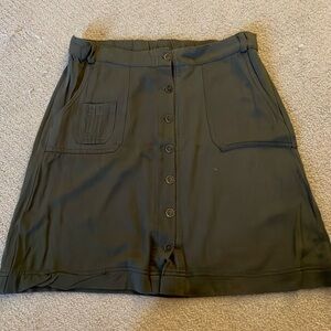 BP Button Front a-line skirt